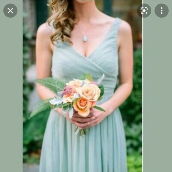 “J. CREW” Silk Chiffon Pleated Special Occasion Gown - Picture 2 of 16